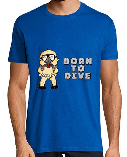 Camiseta Born to Dive laTostadora - latostadora.com - Modalova