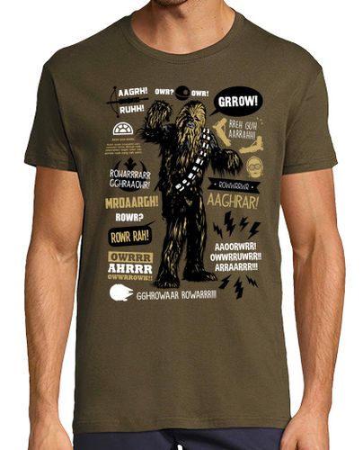 Camiseta Wookie Citas Celebres - latostadora.com - Modalova