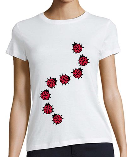 Camiseta Mujer Manga Corta mariquitas laTostadora - latostadora.com - Modalova