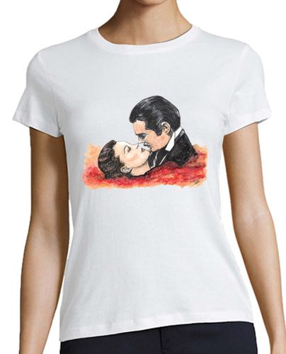 Camiseta mujer Escarlata y Rhet - latostadora.com - Modalova