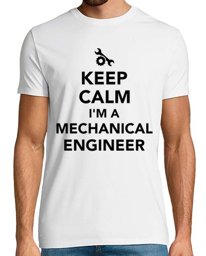 Camiseta mantener la calma que soy un ingeniero mecánico - latostadora.com - Modalova