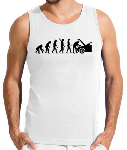 Camiseta Hombre Sin Mangas evolución mecánico de motores laTostadora - latostadora.com - Modalova