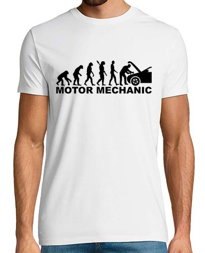 Camiseta evolución mecánico de motores - latostadora.com - Modalova