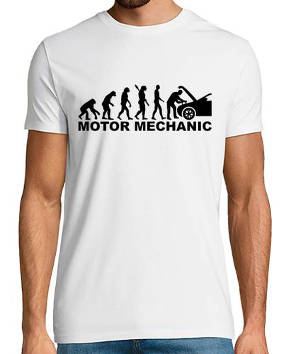 Camiseta Hombre Manga Corta evolución mecánico de motores laTostadora - latostadora.com - Modalova