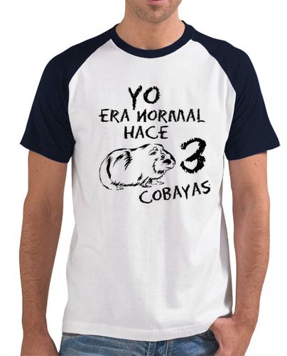 Camiseta Hombre Estilo Béisbol Camiseta manga corta hombre Yo era normal hace 3 cobayas laTostadora - latostadora.com - Modalova