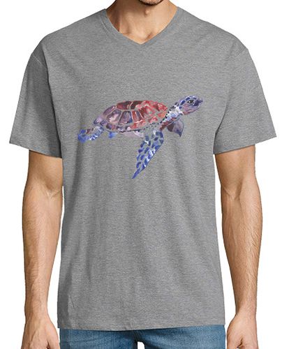 Camiseta Watercolor Turtle - latostadora.com - Modalova