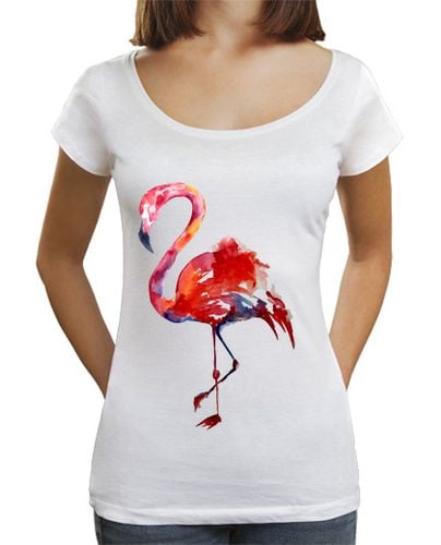 Camiseta Mujer Cuello Ancho Loose Fit Flamingo laTostadora - latostadora.com - Modalova