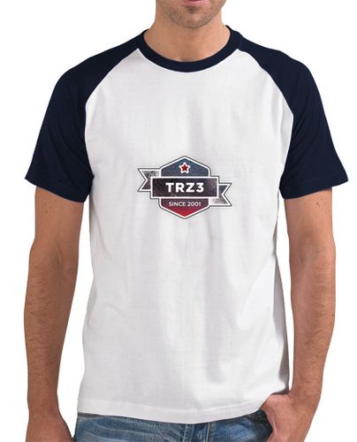 Camiseta Camiseta chico béisbol TRZ3 Trillizos0201, blanca y azul marino - latostadora.com - Modalova