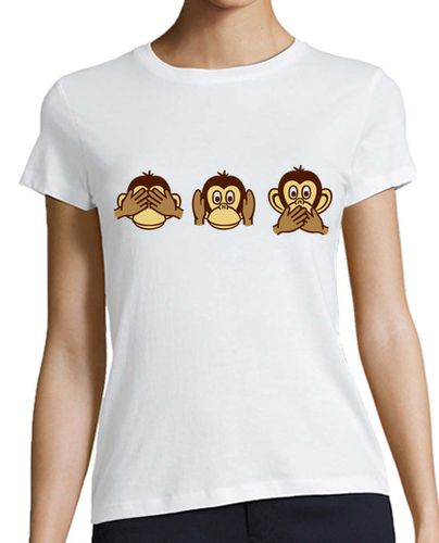 Camiseta mujer tres monos - latostadora.com - Modalova