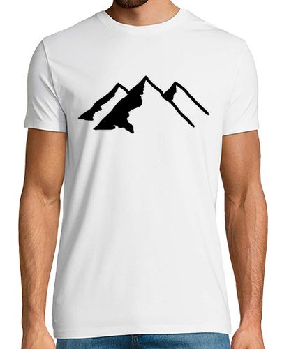 Camiseta montañas negras - latostadora.com - Modalova