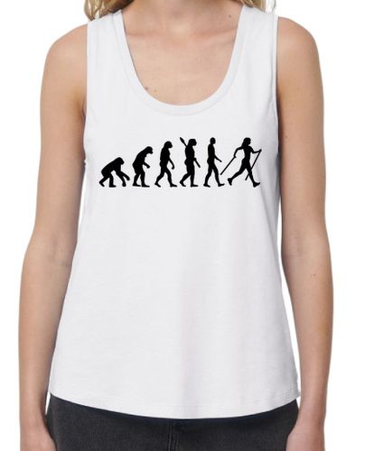 Camiseta mujer evolución nordic walking - latostadora.com - Modalova