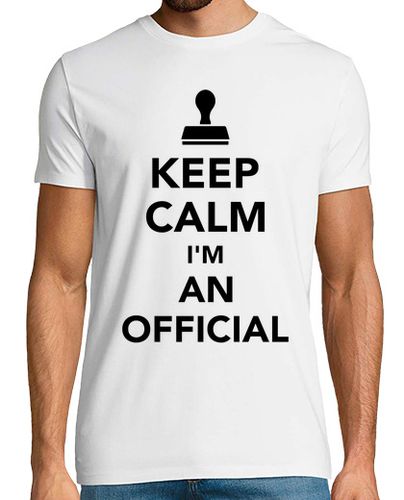 Camiseta mantener la calma que soy un funcionario - latostadora.com - Modalova