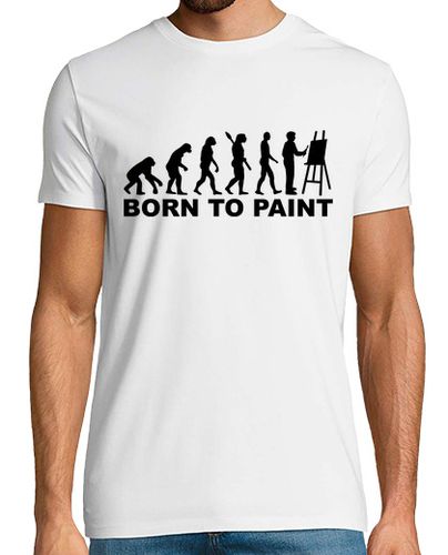 Camiseta evolución nacido para pintar - latostadora.com - Modalova