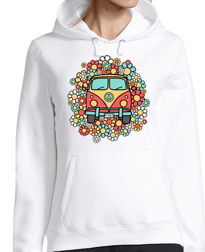 Sudadera Con Capucha Para Mujer Furgoneta Be Hippie laTostadora - latostadora.com - Modalova