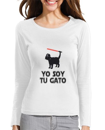 Camiseta mujer Yo soy tu gato sable laser - latostadora.com - Modalova