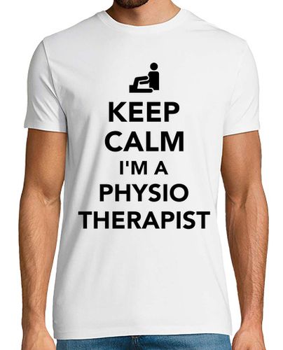 Camiseta mantener la calma que soy un fisioterapeuta - latostadora.com - Modalova