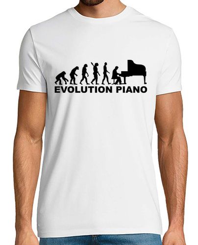 Camiseta Hombre Manga Corta la evolución de piano de cola laTostadora - latostadora.com - Modalova