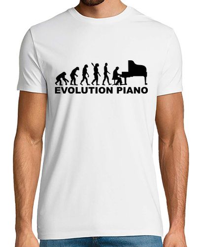 Camiseta la evolución de piano de cola - latostadora.com - Modalova