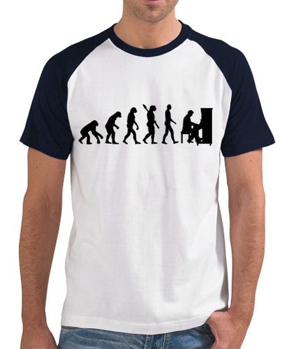 Camiseta evolución pianista de piano laTostadora - latostadora.com - Modalova