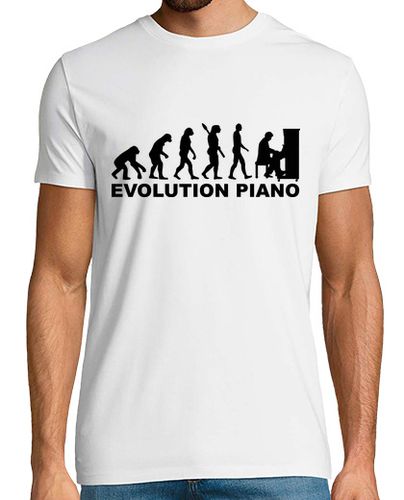 Camiseta Hombre Manga Corta piano de la evolución laTostadora - latostadora.com - Modalova