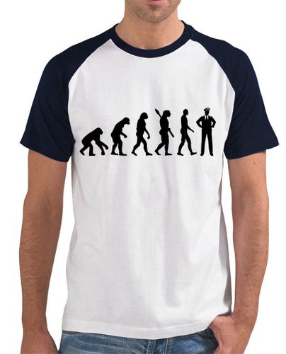 Camiseta Hombre Estilo Béisbol piloto de la evolución laTostadora - latostadora.com - Modalova