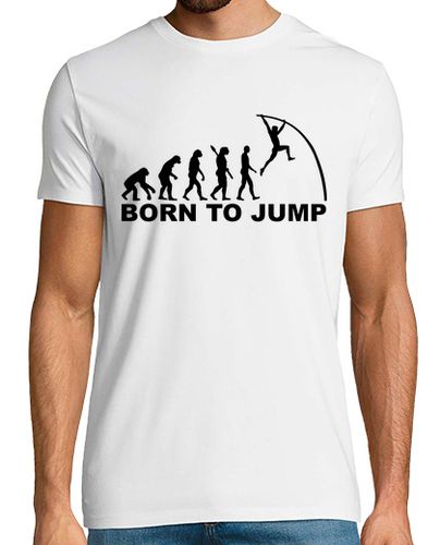 Camiseta evolución nacido para saltar salto con pértiga - latostadora.com - Modalova