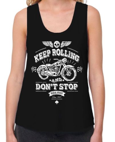 Camiseta mujer Keep Rolling And Don't Stop laTostadora - latostadora.com - Modalova