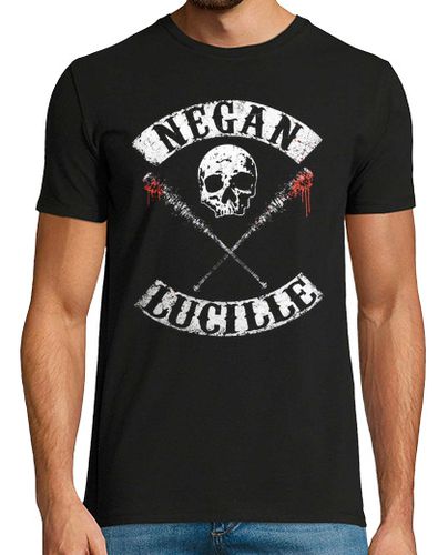 Camiseta Negan y Lucille estilo Sons of Anarchy (The Walking Dead) laTostadora - latostadora.com - Modalova