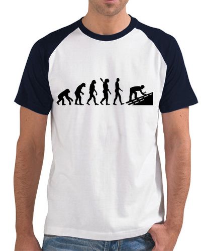 Camiseta Hombre Estilo Béisbol techador evolución laTostadora - latostadora.com - Modalova