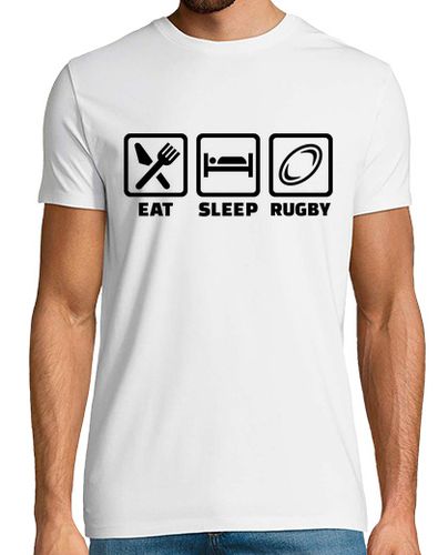 Camiseta Hombre Manga Corta coma el sueño de rugby laTostadora - latostadora.com - Modalova