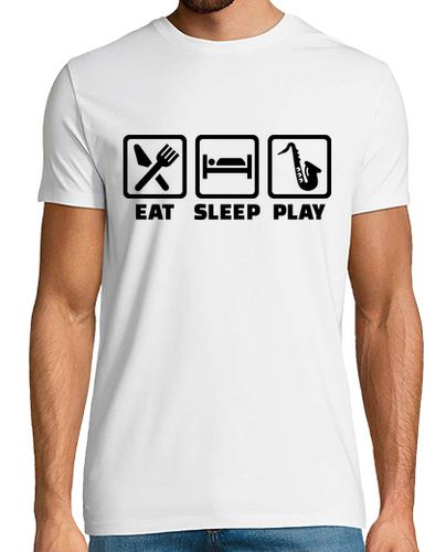 Camiseta coma el juego del saxofón del sueño - latostadora.com - Modalova