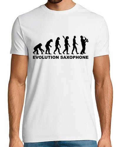 Camiseta Hombre Manga Corta saxofón evolución laTostadora - latostadora.com - Modalova