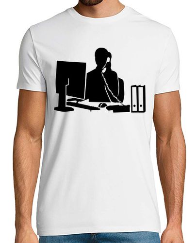 Camiseta Hombre Manga Corta mujer oficina de la secretaria laTostadora - latostadora.com - Modalova