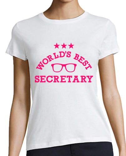 Camiseta mujer la mejor secretaria del mundo - latostadora.com - Modalova