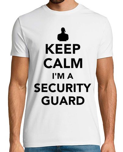 Camiseta mantener la calma que soy un guardia de seguridad - latostadora.com - Modalova