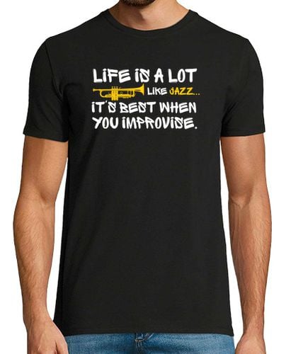 Camiseta la vida es mucho como jazz - latostadora.com - Modalova