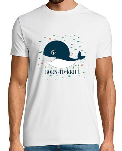 Camiseta Hombre Manga Corta Born to krill laTostadora - latostadora.com - Modalova