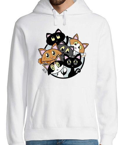 Sudadera Con Capucha Para Hombre CAT LOVER - AMANTE DE LOS GATOS laTostadora - latostadora.com - Modalova