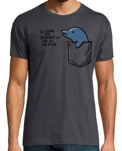 Camiseta delfín en un bolsillo - latostadora.com - Modalova