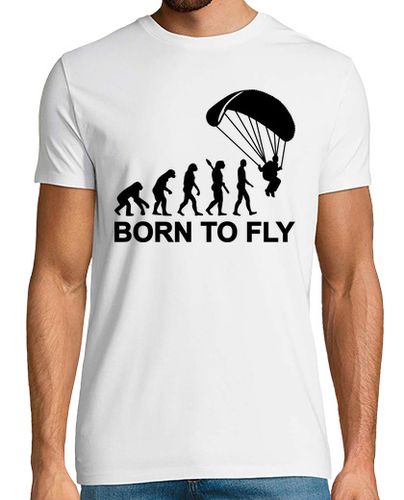 Camiseta evolución paracaidismo nacido para volar - latostadora.com - Modalova