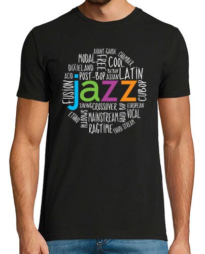 Camiseta géneros de jazz fresco de la camiseta - latostadora.com - Modalova