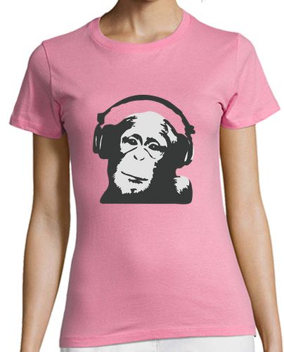 Camiseta Mujer Manga Corta DJ Monkey laTostadora - latostadora.com - Modalova