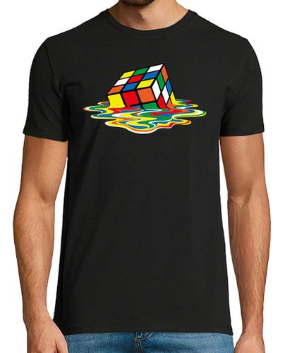 Camiseta Cubo de Rubik Derretido - latostadora.com - Modalova