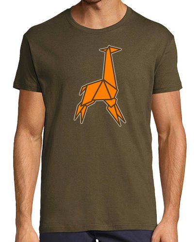 Camiseta Hombre Manga Corta jirafa de origami laTostadora - latostadora.com - Modalova