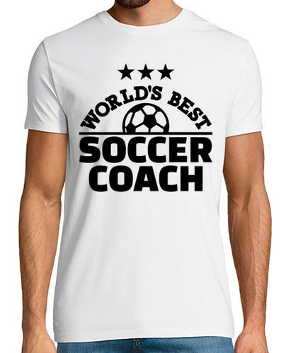 Camiseta Hombre Manga Corta mejor entrenador de fútbol del mundo laTostadora - latostadora.com - Modalova