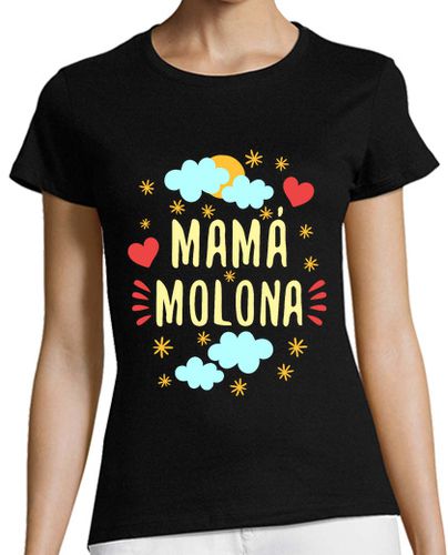 Camiseta Mujer Manga Corta Mamá molona laTostadora - latostadora.com - Modalova