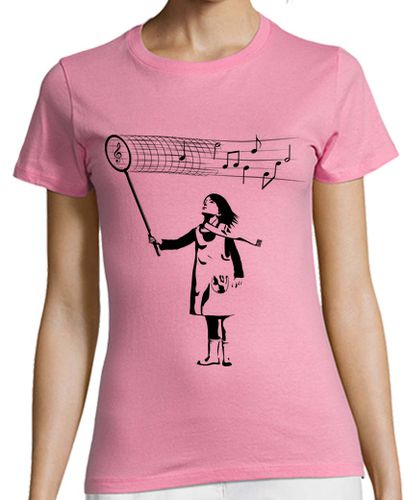 Camiseta Mujer Manga Corta The Music Catcher laTostadora - latostadora.com - Modalova