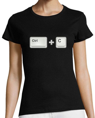 Camiseta mujer Control Ctrl C CtrlC - latostadora.com - Modalova