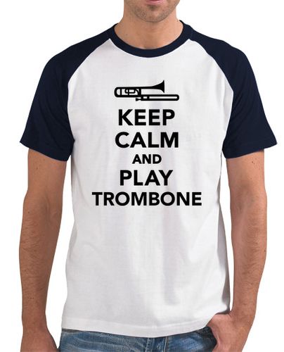 Camiseta mantener la calma y jugar trombón - latostadora.com - Modalova