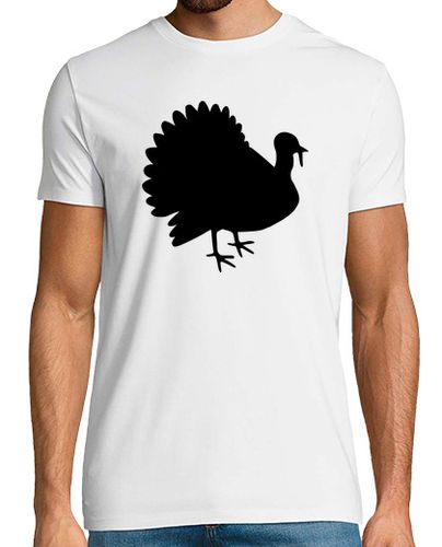 Camiseta Hombre Manga Corta pavo negro laTostadora - latostadora.com - Modalova